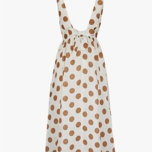 Zimmermann Cream and Brown Patterned Dress